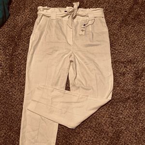 Ladies sz 10t white express ankle pants